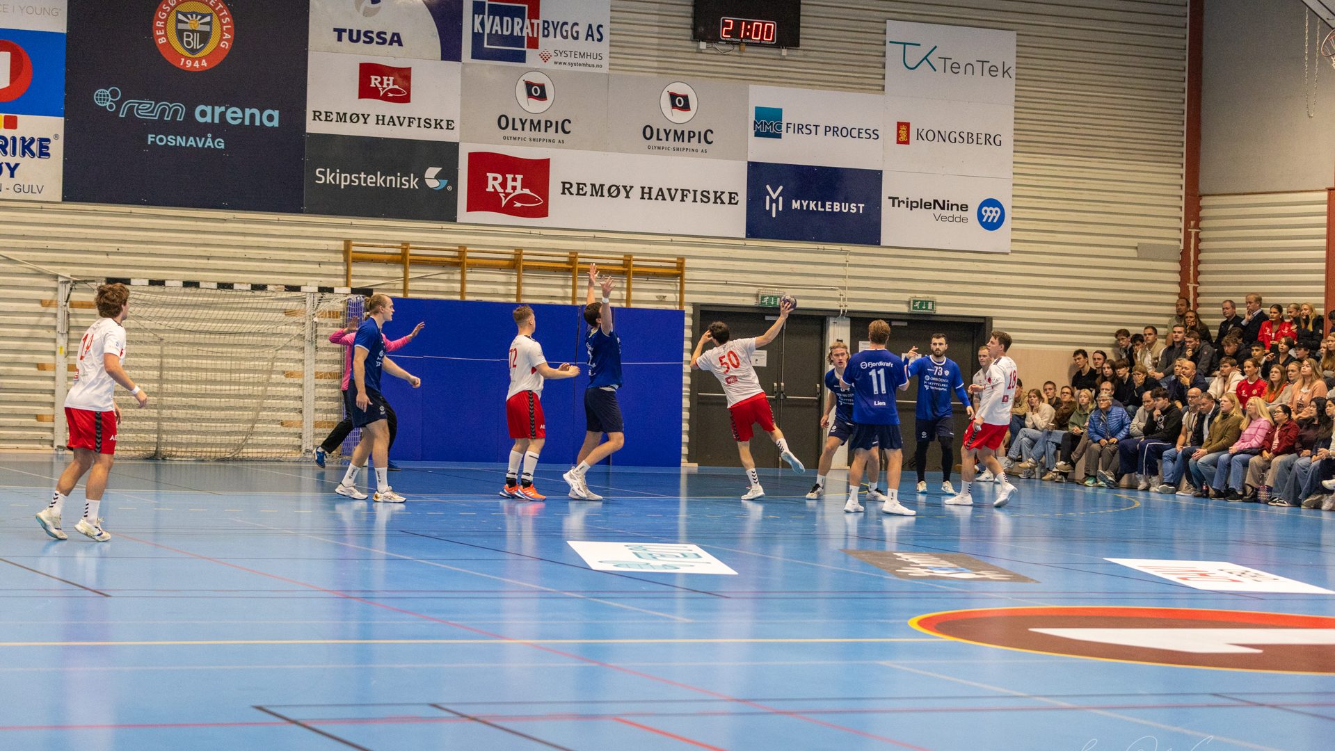 Rosenkilde er friskmeldt til Nordstrand-kampen etter eit lengre skadeavrekk i ankelen! (Foto: Eivind Sævik)